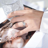 Top-down macro shot highlighting geometric vine band texture and polish