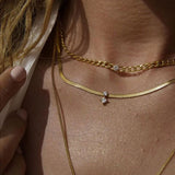 Close-up of 1.5-carat princess-cut moissanite stone with 3EX cut brilliance