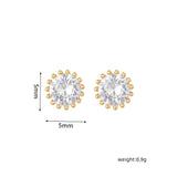 16 Pairs Pink Heart Stud Hoop Huggies Drop Earrings Set, 18K Gold Plated Stacking CZ & Pearl Designs, Planet Snowflake Moon Star - FITINY Jewelry