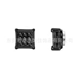 Stainless Steel Magnetic Iced Out CZ Square Stud Earrings for Men Women, 9 Mini Cubic Zirconia Inlaid Magnetic Earrings Non-Piercing Clip On Stud Earring - FITINY Jewelry