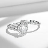 Ring worn on hand demonstrating stackable versatility with other bands