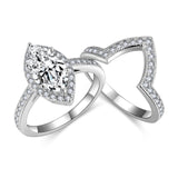 Three-ring stack worn on hand showcasing layering versatility and gold plating sheen