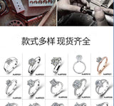 Macro of gold plating edge meeting sterling silver base