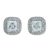 Earrings worn on model's ear highlighting proportion and everyday elegance