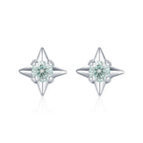 Top-down view highlighting symmetrical four-pointed star geometry