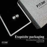 6 Pieces Celestial Star & Moon Earring Set, 18k Gold Plated Stud & Drop, S925 Needle, Stacked Lobe Designs with Dazzling Zirconia - FITINY Jewelry