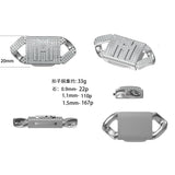 Angle shot highlighting sharp geometric angles and reflective plating