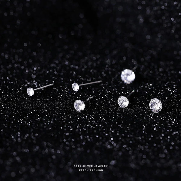 Embrace the Everyday Sparkle: Discover the Allure of Minimalist CZ Studs - FITINY Jewelry