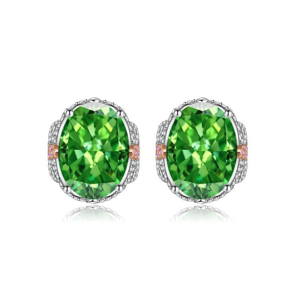 Awaken Your Inner Bloom with Dainty Luxe Multicolor CZ Earrings
