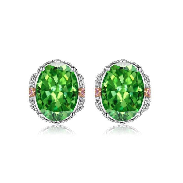 When Two Tones Meet: Multicolor Oval Studs That Change the Moment
