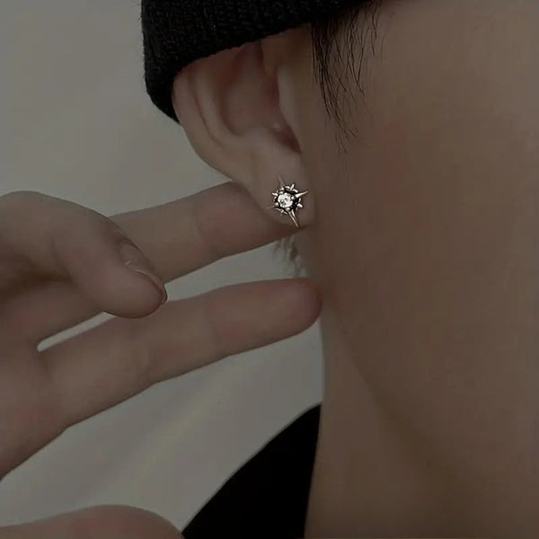 Dazzle Without Commitment: The Magnetic CZ Star Stud Earring Trend