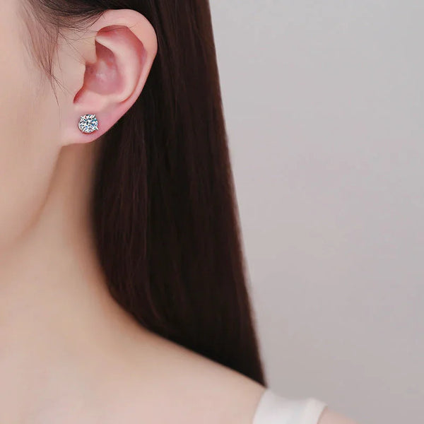 Elevate Your Everyday Elegance with Magnetic Moissanite Earrings - FITINY Jewelry