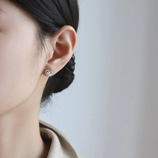 Sparkle Your Way: The Heartfelt Allure of Multicolor Moissanite Earrings - FITINY Jewelry