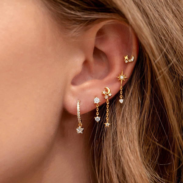 A Little Constellation: Eight-Pointed Stackable Earrings Story