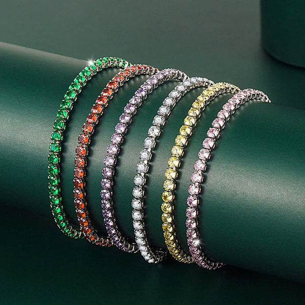 A Ribbon of Light: How a Multicolor Tennis Bracelet Brightens Everyday Moments - FITINY Jewelry