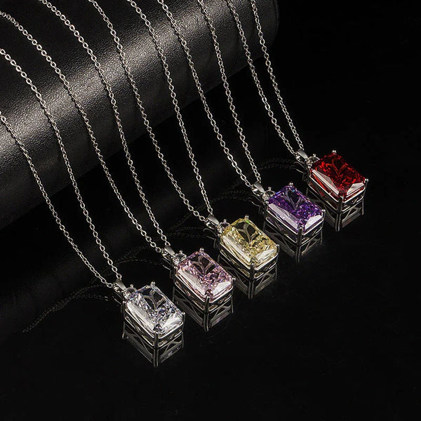 A Single Spark of Color: How a Multicolor Pendant Becomes Your Signature Shine - FITINY Jewelry