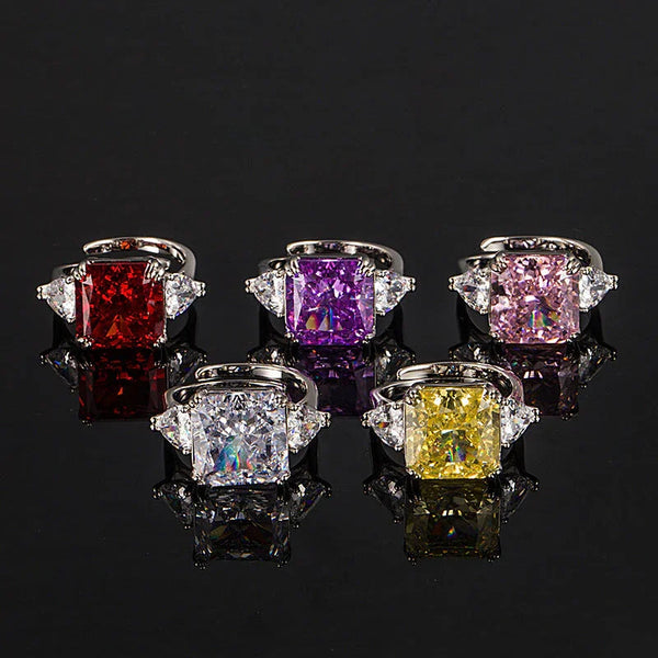 A Flicker of Color: How One Square Sparkle Changes the Moment - FITINY Jewelry
