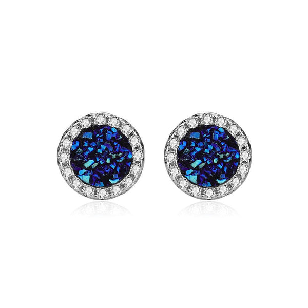 Add a Touch of Sparkle with Multicolor Crystal Cluster Magnetic Earrings
