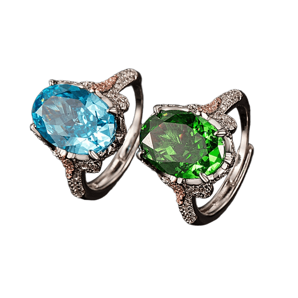 When Light Becomes Color: Styling a Multicolor Oval Ring