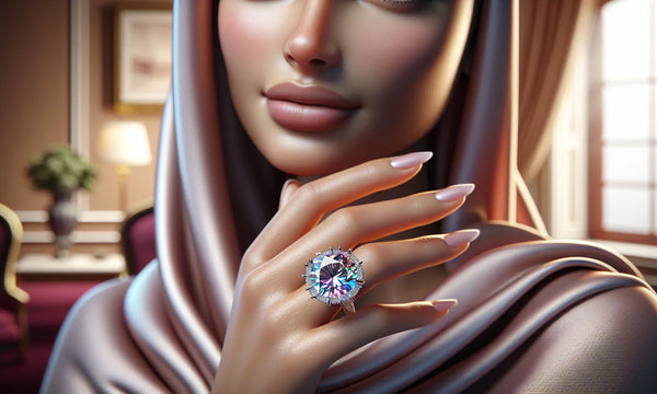 Pourquoi la moissanite multicolore fait briller chaque instant