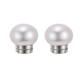 Magnetic Pearl Ear Cuffs for Non-Pierced Ears – Natural Freshwater Pearls in Geometric Design