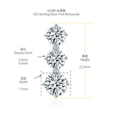 5.0 mm + 5.0 mm + 6.0 mm 925 Sterling Silver (3.6 ct total) Variant