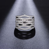 Close-up of round D-E color moissanite stone with triple-excellent cut