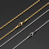 Necklace worn with crewneck t-shirt for casual styling