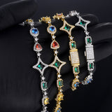 Back view of necklace showing secure clasp and smooth chain finish