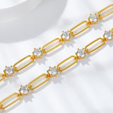 Back view of necklace showing secure lobster clasp and extension chain