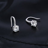 Sterling silver post and friction back hardware shown clearly