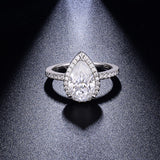 Close-up of moissanite stone highlighting 3EX cut and brilliant facets