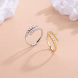 Close-up of brilliant oval moissanite stones under natural lighting