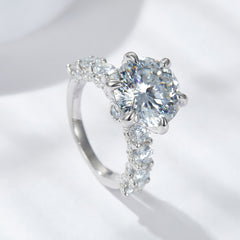 5ct Center + 2.3ct Side Stones 4 Variant