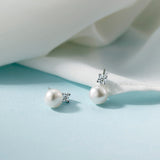 Close-up of natural freshwater bread pearl texture and luster