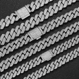 Back view of Cuban chain showing secure lobster clasp closure