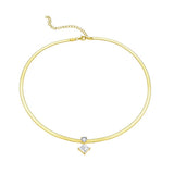 FITINY signature gift box with necklace laid inside, ribbon and tissue visible