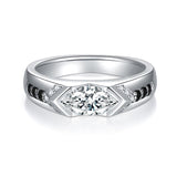 Top-down flat lay featuring all three styles: black-and-white, all white, and all black variants