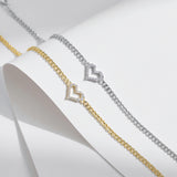 Lifestyle image: bracelet worn on wrist with neutral sleeve