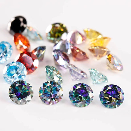 FITINY Multicolor Moissanite - D-Color VVS1