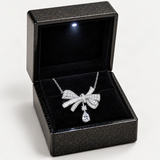 Butterfly Bow Drop Necklace with D-Color VVS1 Moissanite – in the FITINY gift box [FITINY]