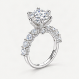 Sparkle Burst Moissanite Ring – product photo [FITINY]