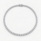 VVS1 Moissanite S925 & 14K Tennis Chain Iced Out Necklace and Bracelet – product photo [FITINY]