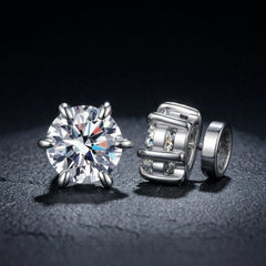 S925 Magnetic Moissanite / CZ Stud Earrings – fitiny