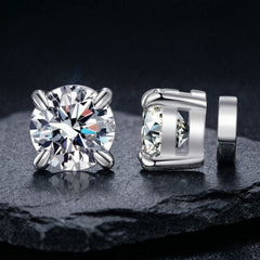 S925 Magnetic Moissanite / CZ Stud Earrings – fitiny