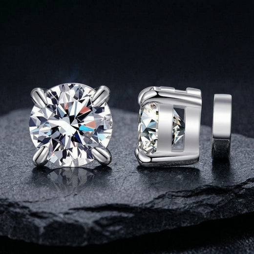 S925 Magnetic Moissanite / CZ Stud Earrings – fitiny