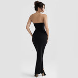 Elegant Bandeau Dress Evening Dress