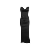 Elegant Bandeau Dress Evening Dress