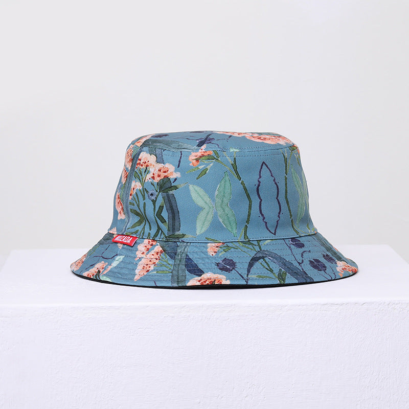 Double-sided Fisherman Hat Couple Hip-hop Hat 3d Printed Men's