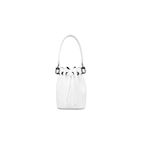 Leather Handbag White - Fitiny